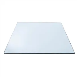 40" Square Clear Glass Table Tops