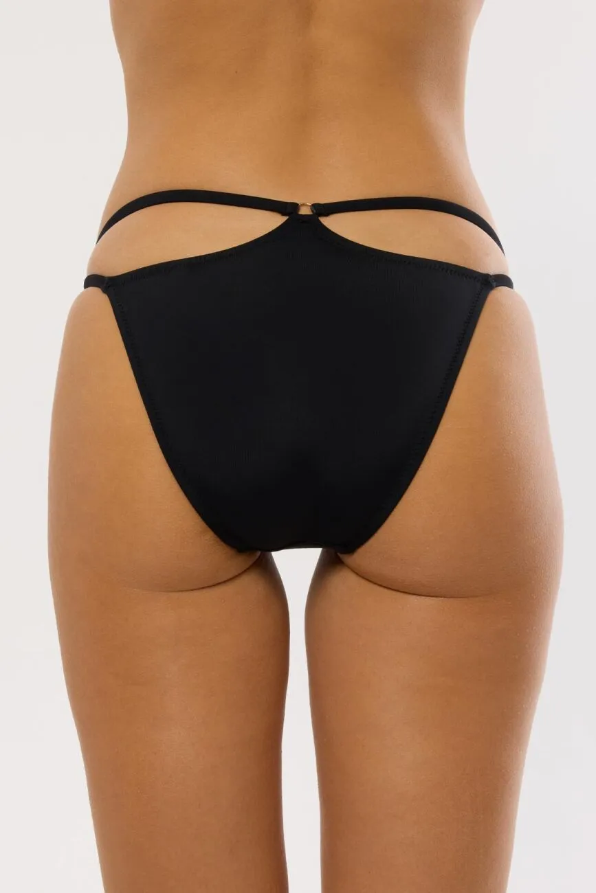 63064 Black Bikini Bottoms