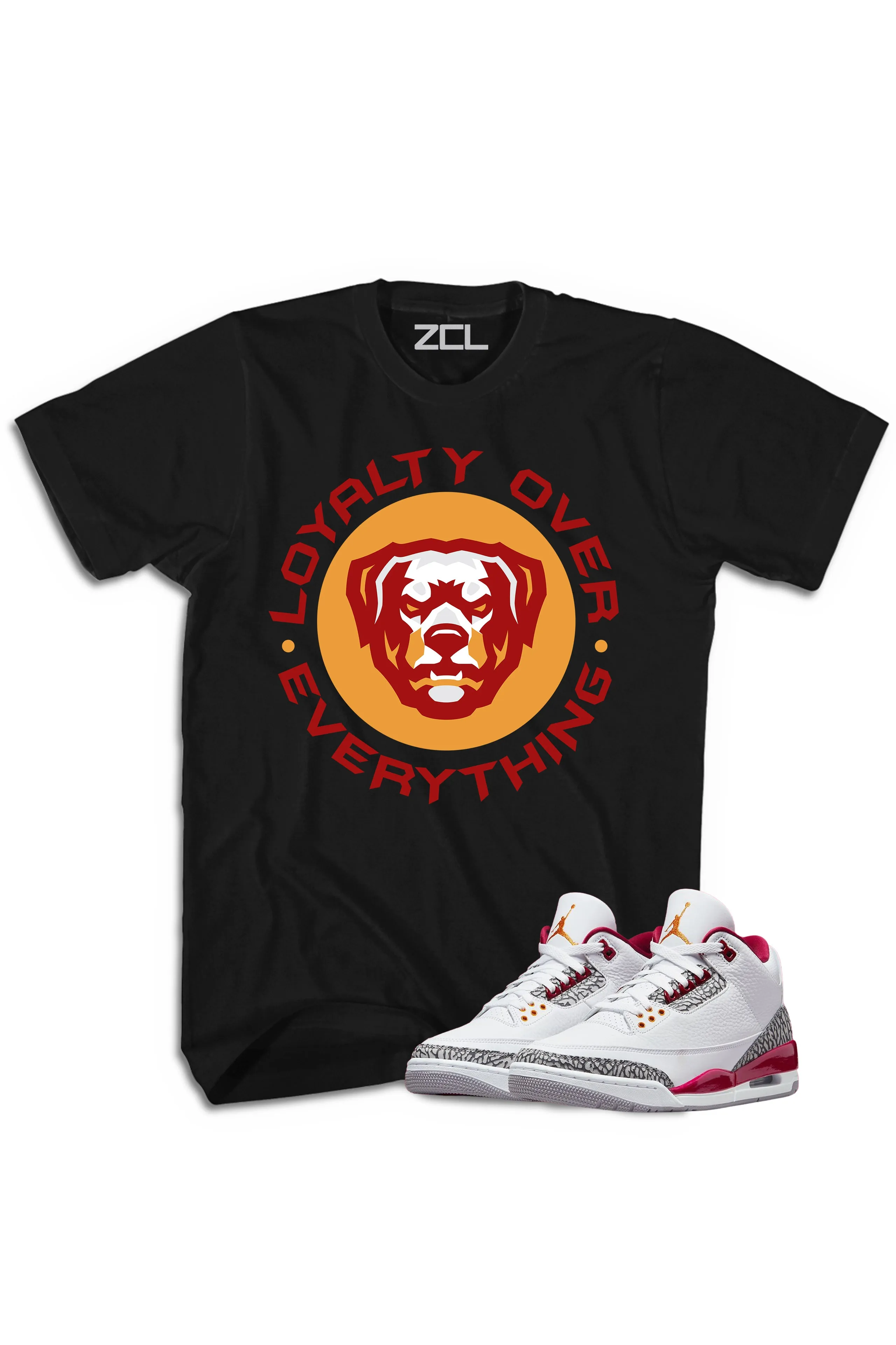 Air Jordan 3 "Loyalty Over Everything" Tee Cardinal Red