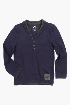 Appaman Camden Kids Shirt - Peacoat (Size 4 left)