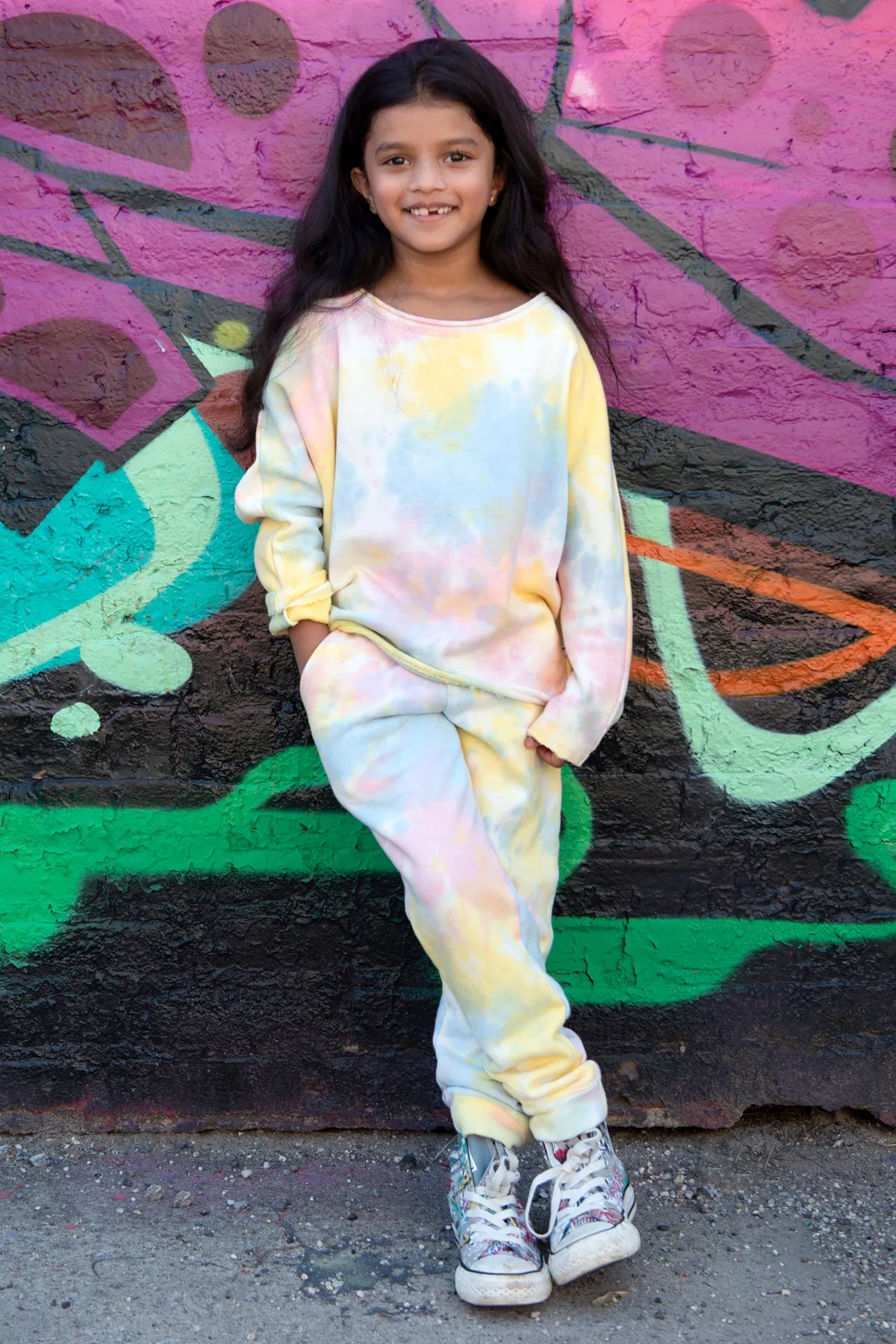 Appaman Watercolor Stanton Girls Sweatpants