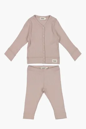 Baby Girls 2-Piece Set MarMar Copenhagen - Oak