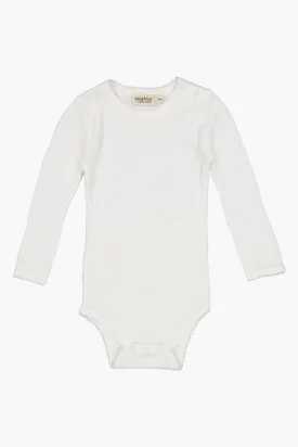 Baby Onesie MarMar Copenhagen Benedicte Pointelle Girls - Cloud