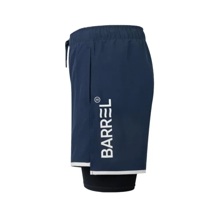 Barrel Men Vibe 4" Leggings Shorts-BLUE