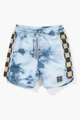 Boys Munster Kids Checkdye Boardshorts - Blue