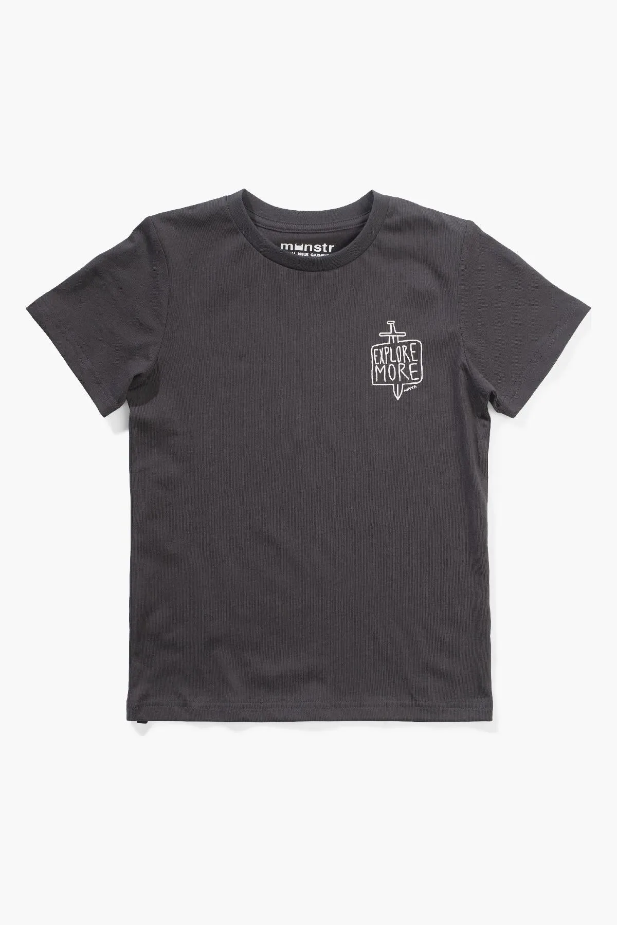 Boys T-Shirt Munster Kids Explore Soft Black