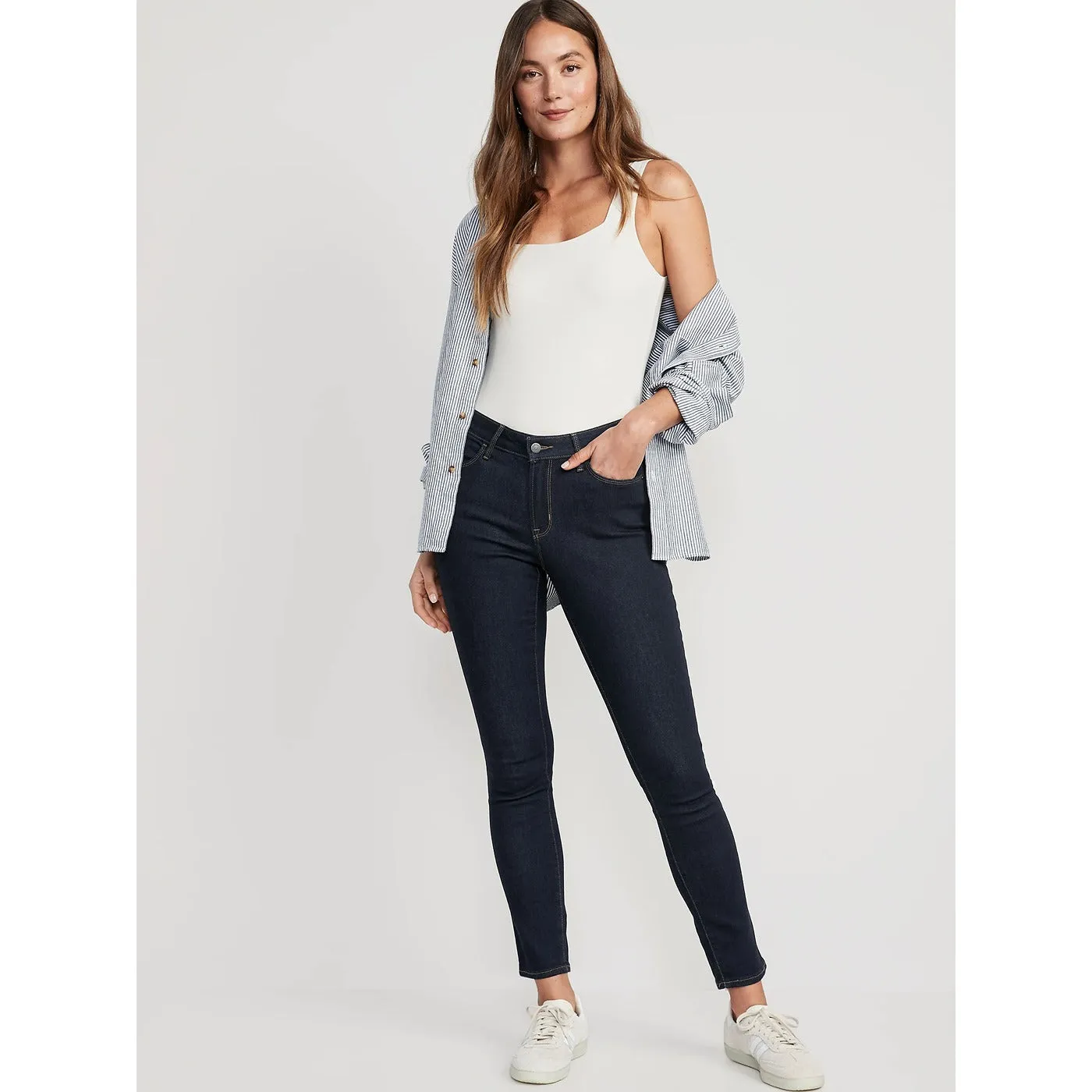 BR Slim Rinse Wash Jeans