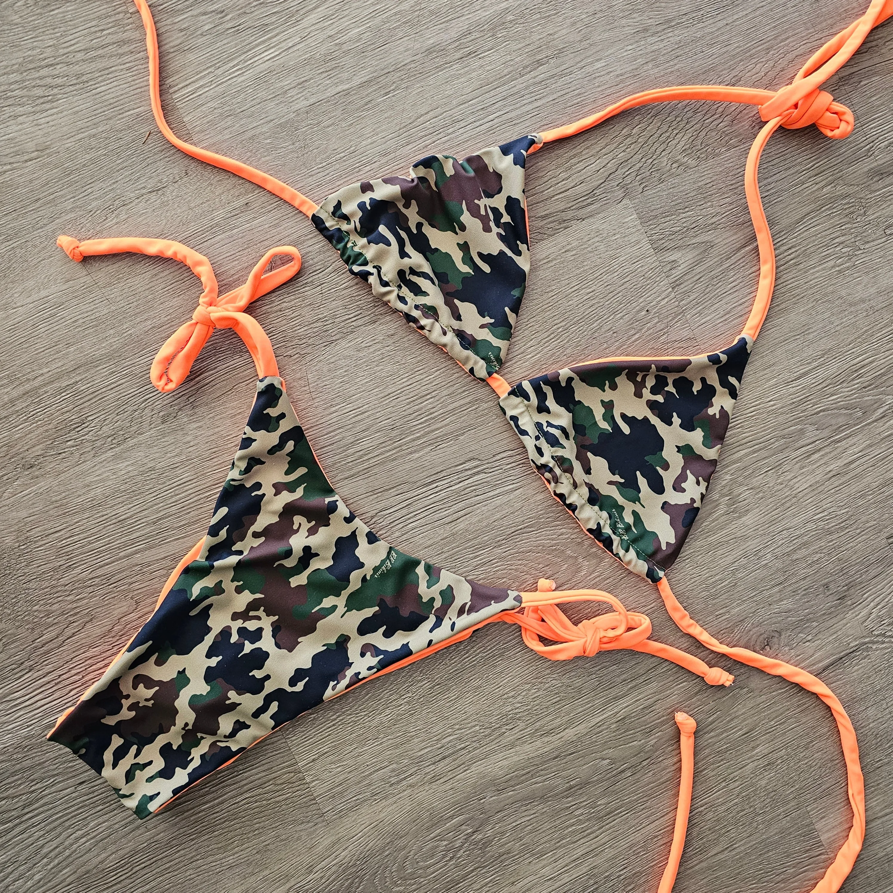 Camo/Orange Bali Bottoms