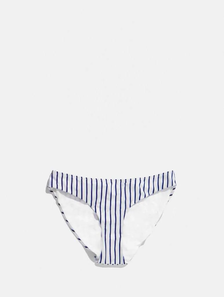 Cannes Navy Stripe Bikini Bottoms