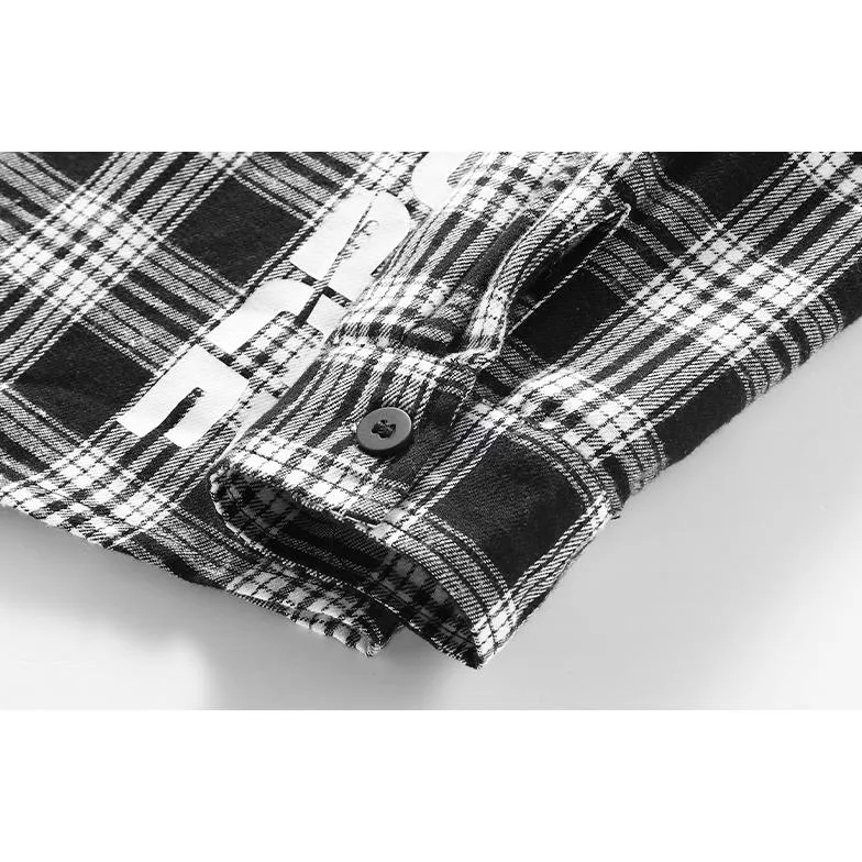 Casual Plaid Workwear Style Trendy Patched Pocket Long Sleeve Shirt