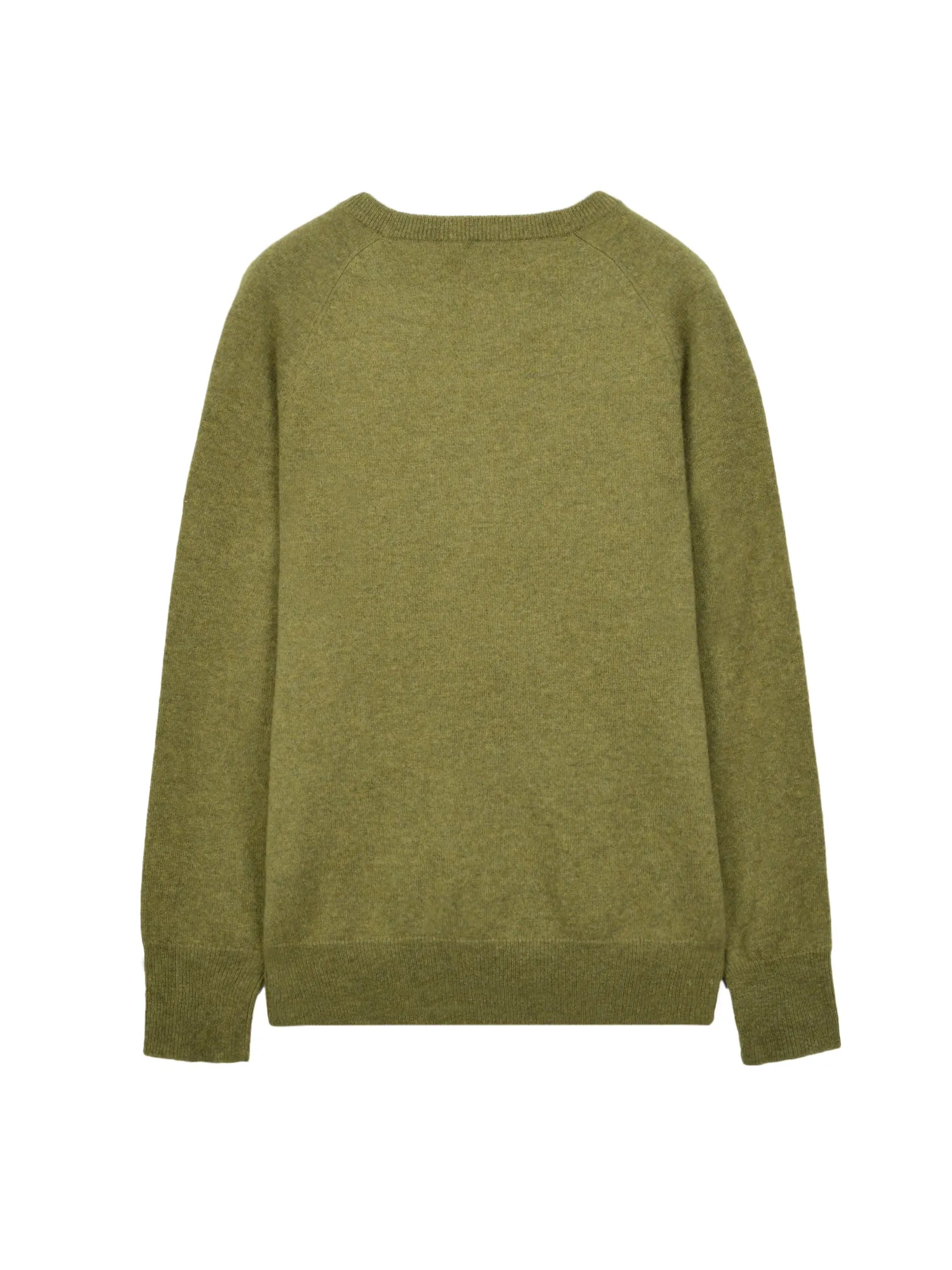 Classic Crew Neck Sweater_Olive