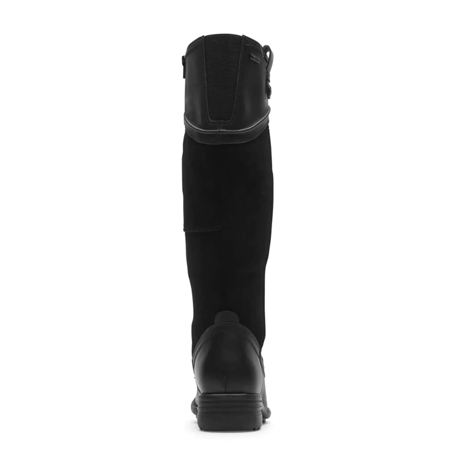 Cobb Hill Brunswick Waterproof Tall Boot (Women) - Black Leather/Suede