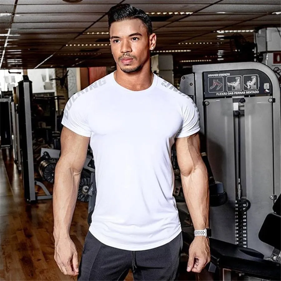 Compression Quick dry T-shirt Male Gym Fitness Bodybuilding Workout Clothing