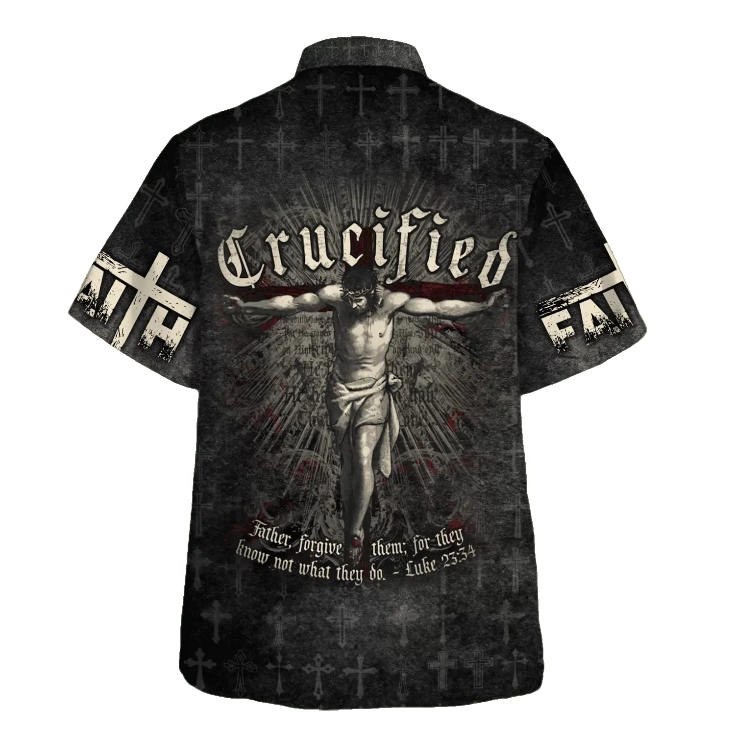 Crucified Crucifixion Of Jesus Hawaiian Shirts For Men And Women - Christian Hawaiian Shirt - Hawaiian Summer Shirts