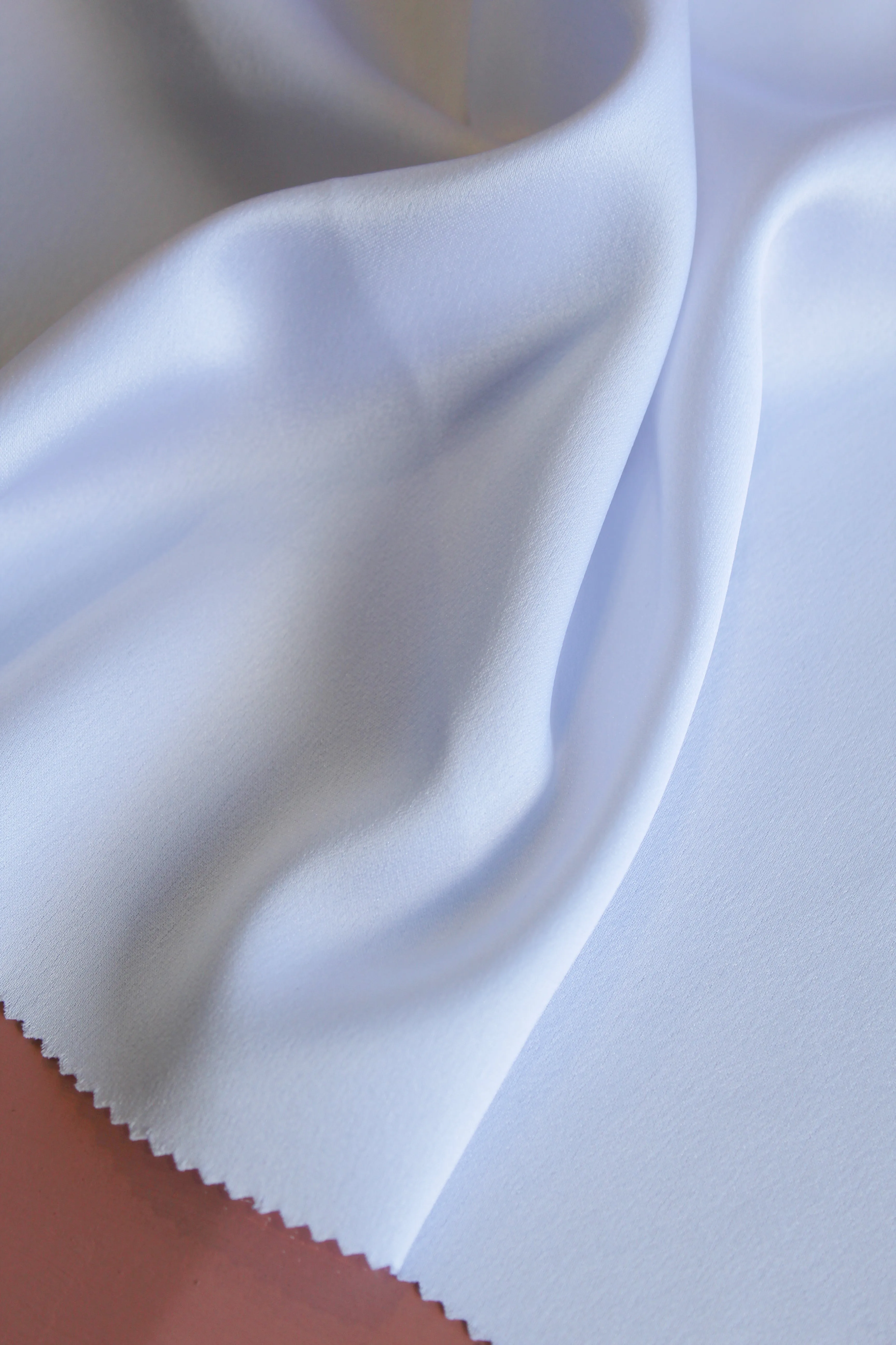 Double Satin - Triacetate Satin | Optic White