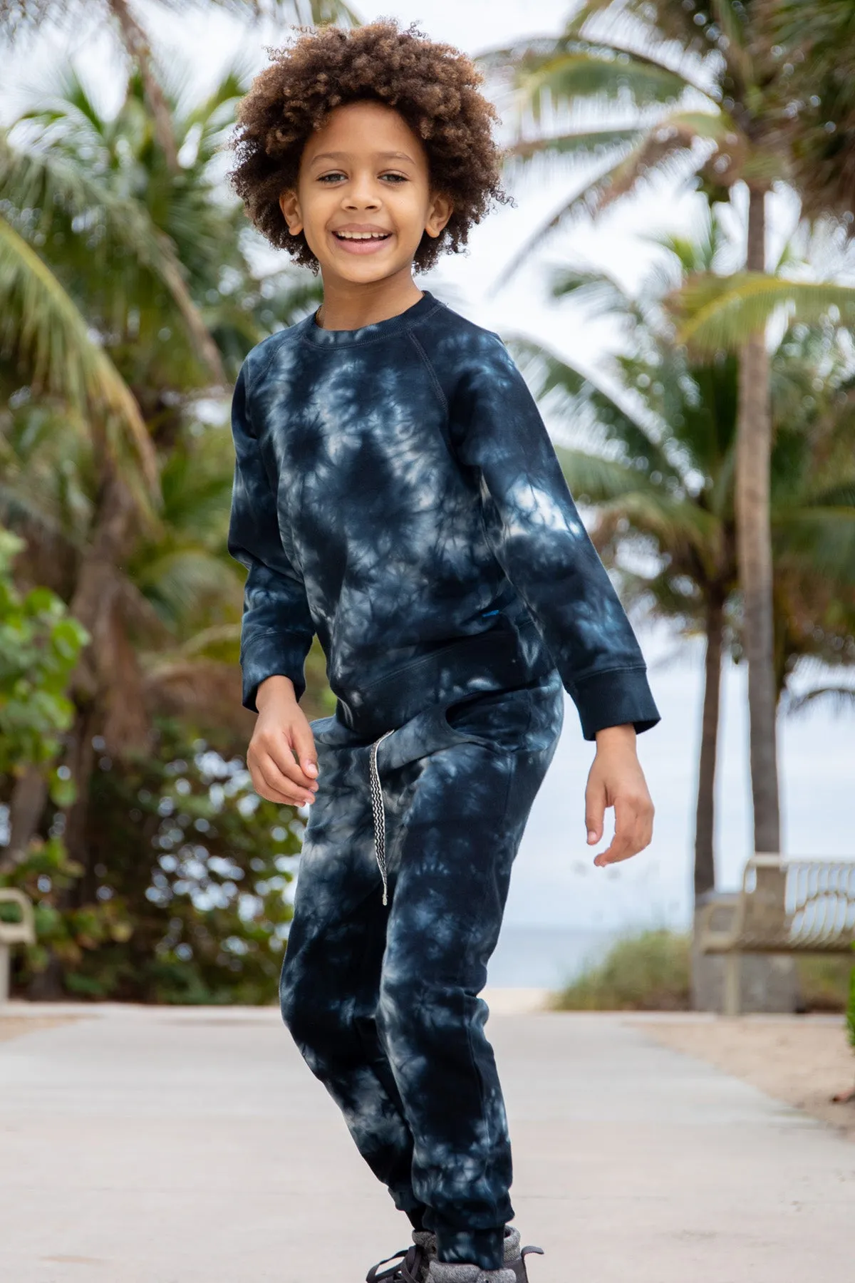 Feather 4 Arrow Tie Dye Cruz Kids Sweatpants