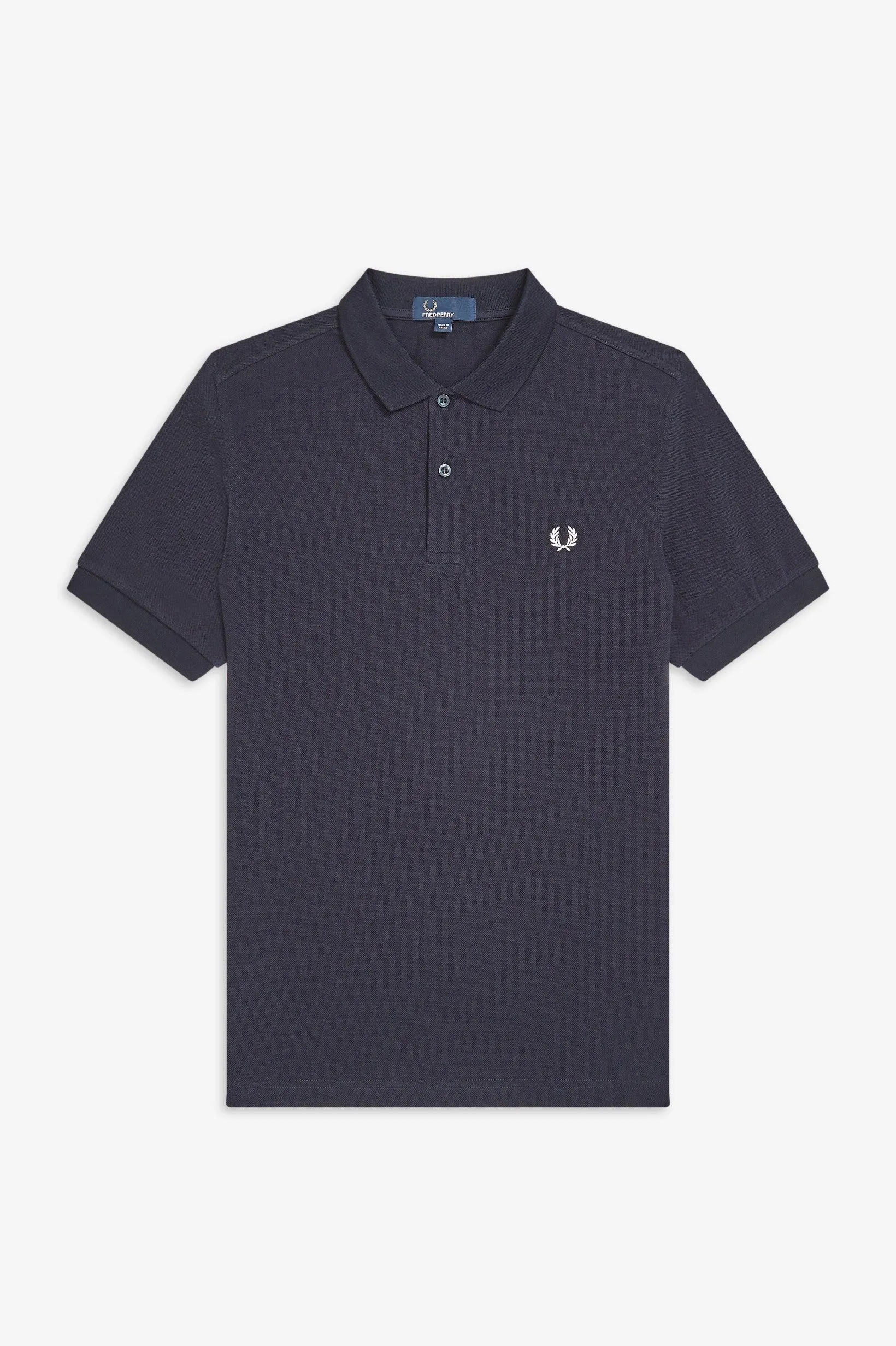 Fred Perry Plain Navy Polo M6000