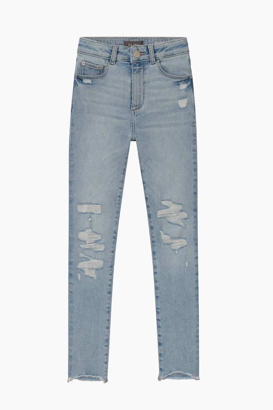 Girls Jeans DL1961 Chloe Ice Distressed