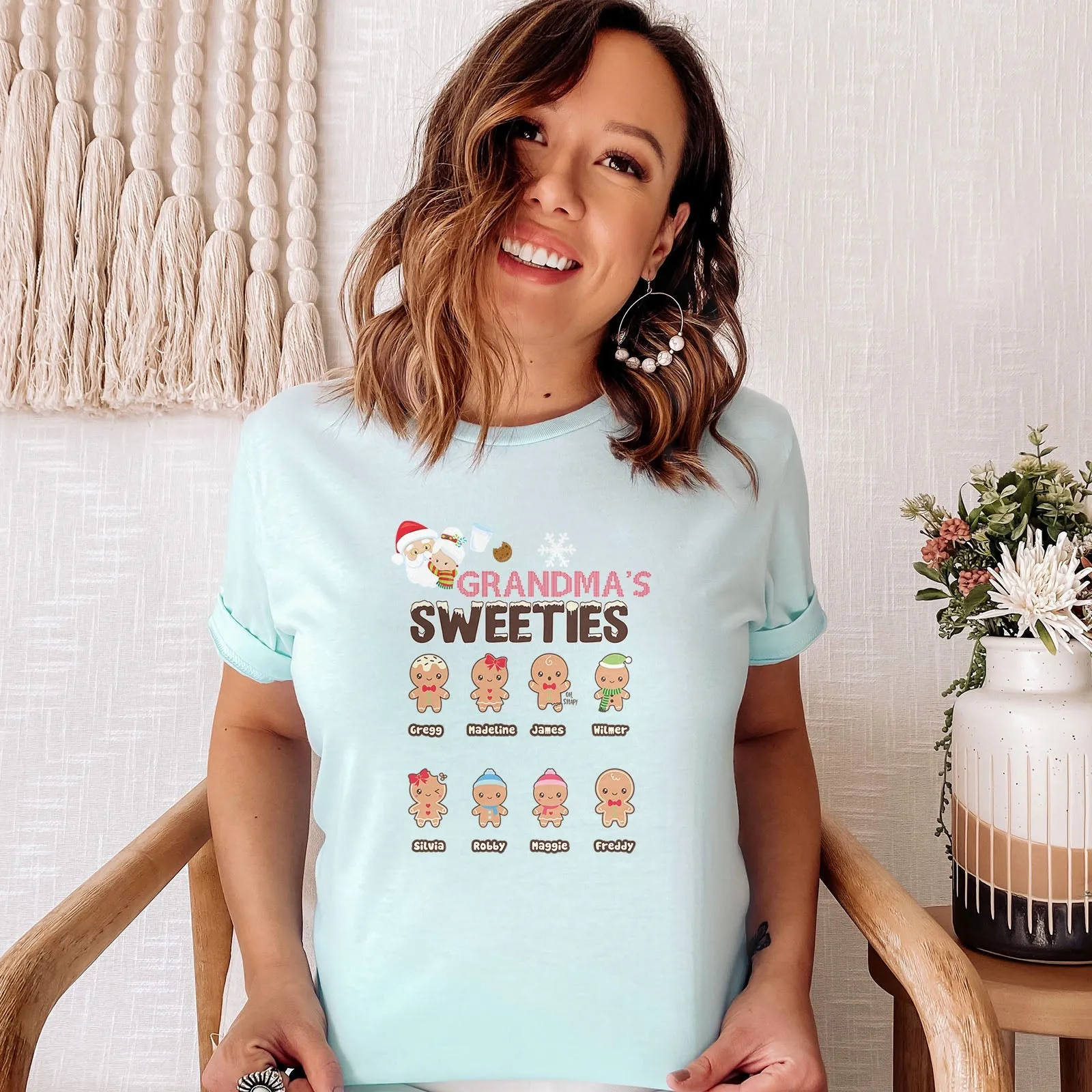 Grandma's Sweeties Tee Shirts For Women - Christian Shirts for Women - Religious Tee Shirts