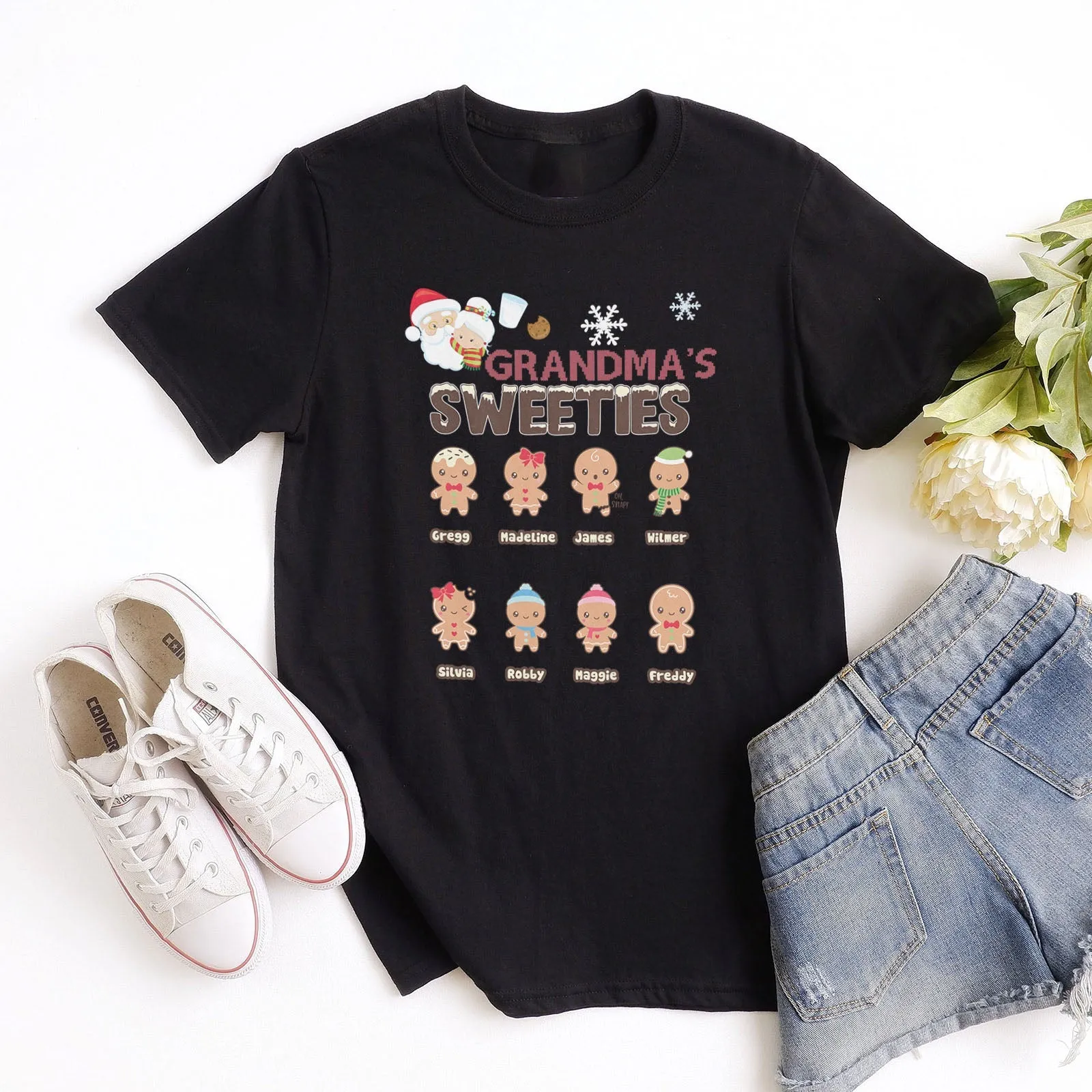 Grandma's Sweeties Tee Shirts For Women - Christian Shirts for Women - Religious Tee Shirts