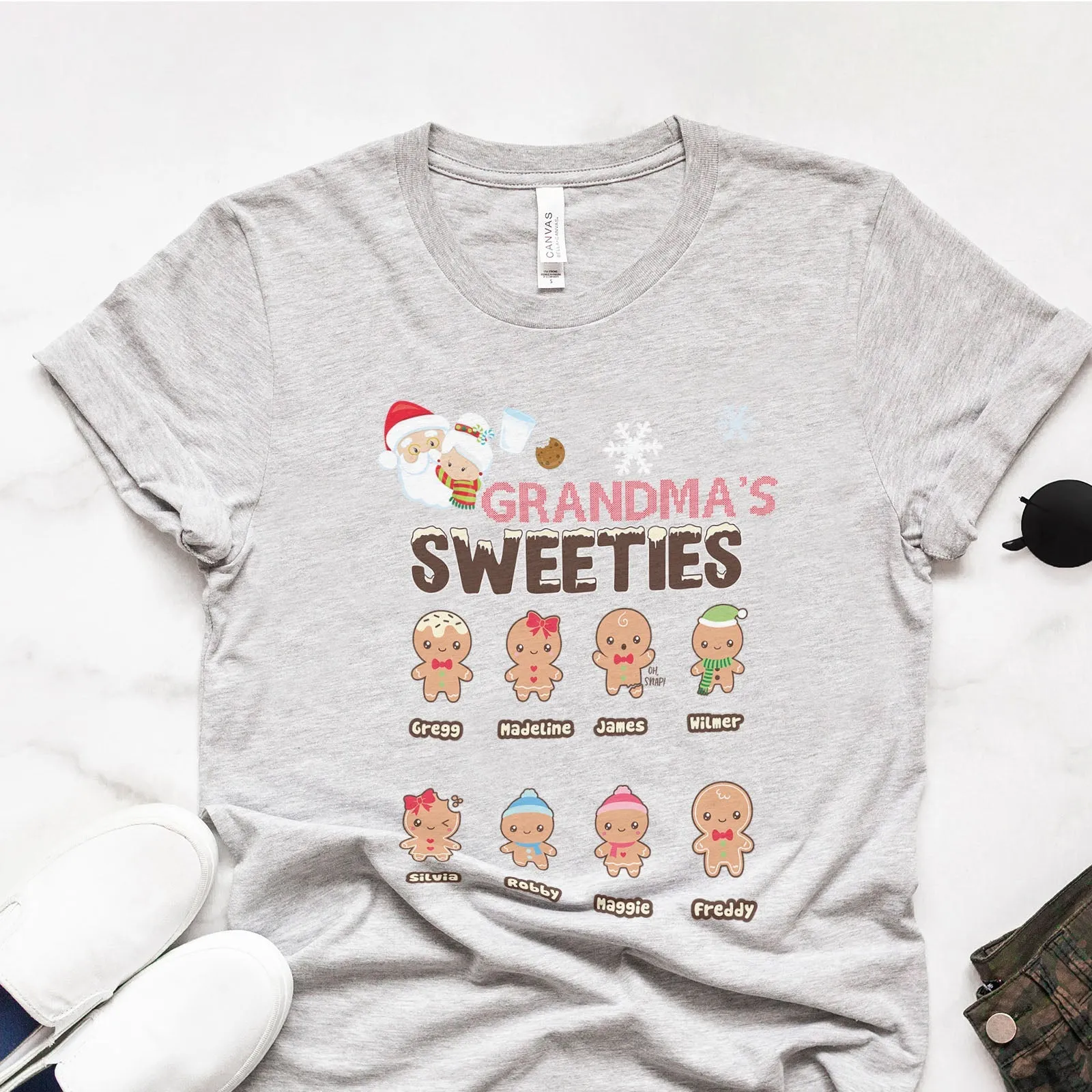 Grandma's Sweeties Tee Shirts For Women - Christian Shirts for Women - Religious Tee Shirts