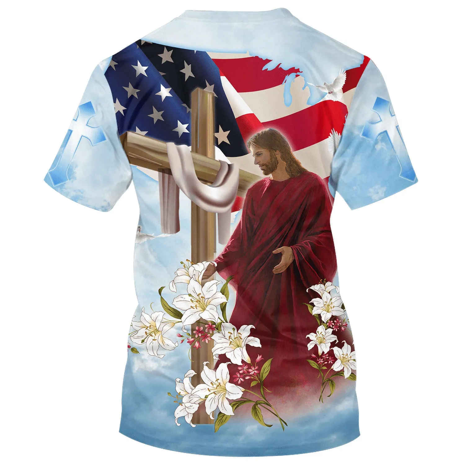 He Is Risen Jesus 3d All Over Print Shirt - Christian 3d Shirts For Men Women