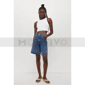 HM Wide Bermuda High Waist Shorts