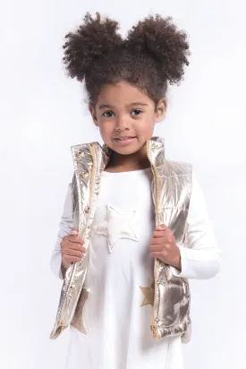 Imoga Fay Girls Vest- Gold