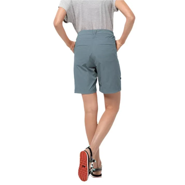 Jack Wolfskin Desert Shorts For Women - Teal Grey