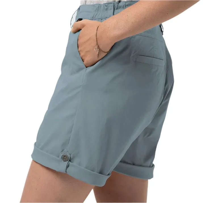 Jack Wolfskin Desert Shorts For Women - Teal Grey