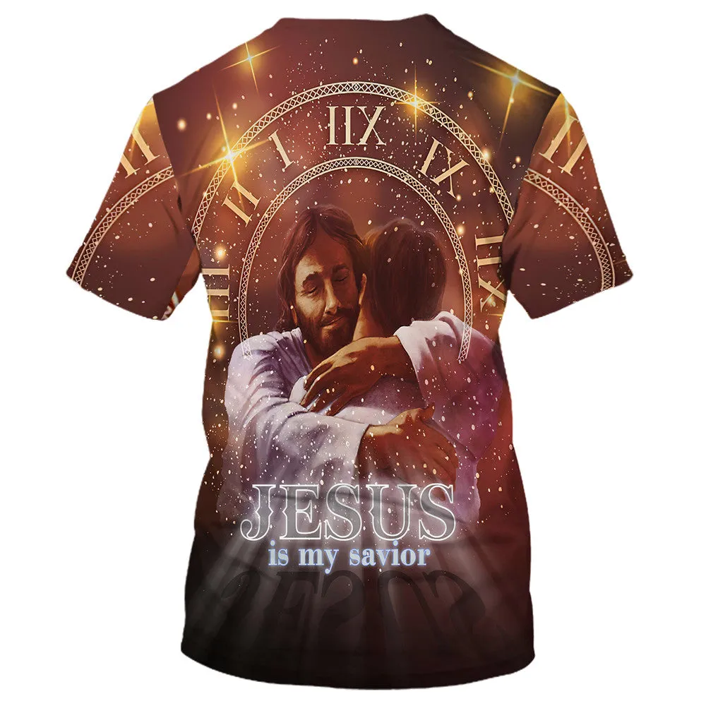 Jesus Holding Is My Savior 3d All Over Print Shirt - Christian 3d Shirts For Men Women