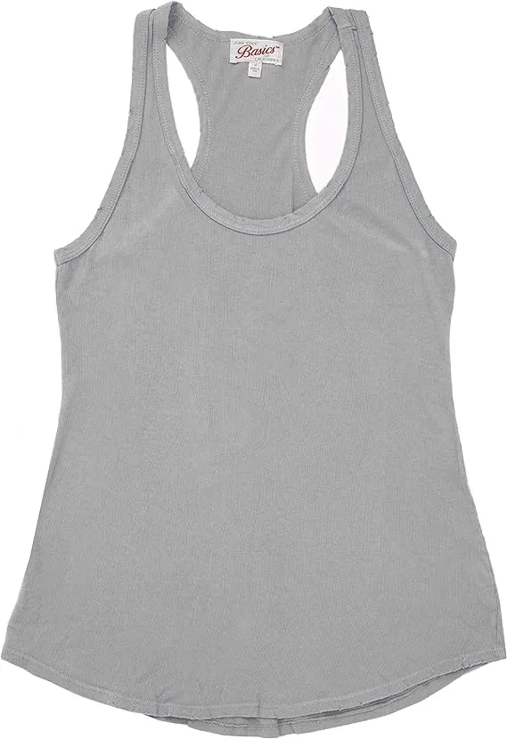 Junk Food Grey Vest Top For Women