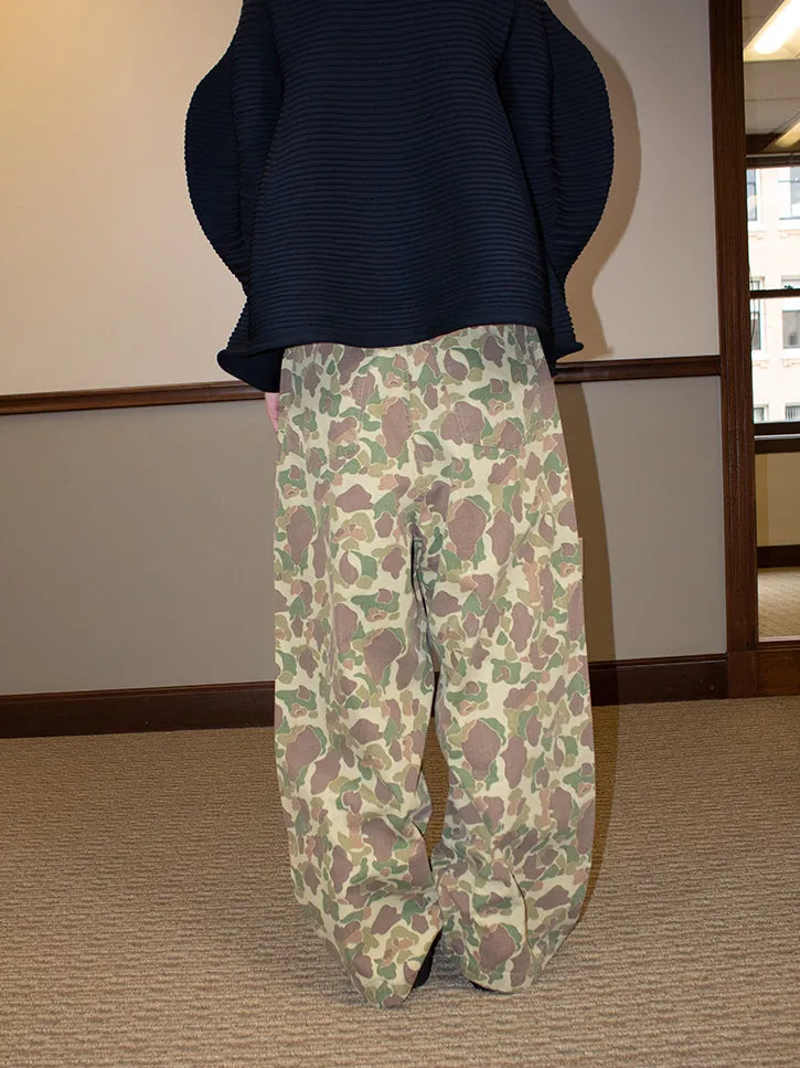 Kapital Camo Herringbone Port Baggy Pants