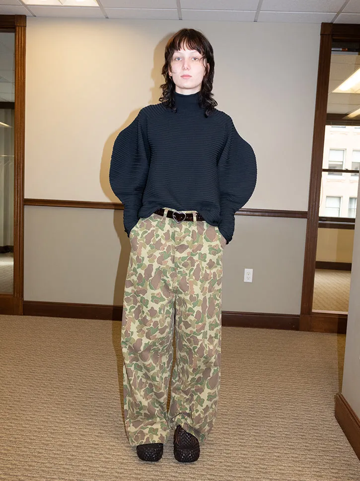 Kapital Camo Herringbone Port Baggy Pants