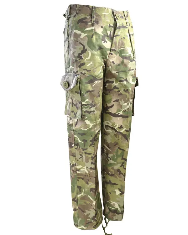 Kids Camo Combat Trousers - BTP