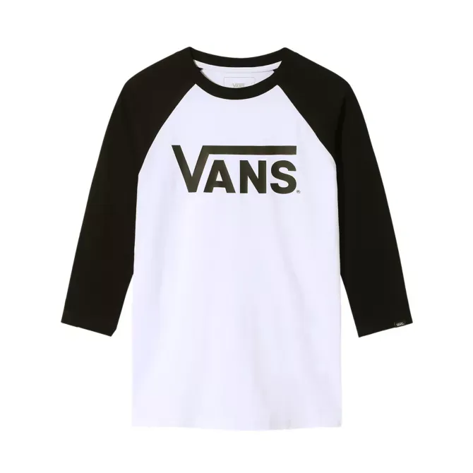 Kids Classic Raglan T-shirt White Black