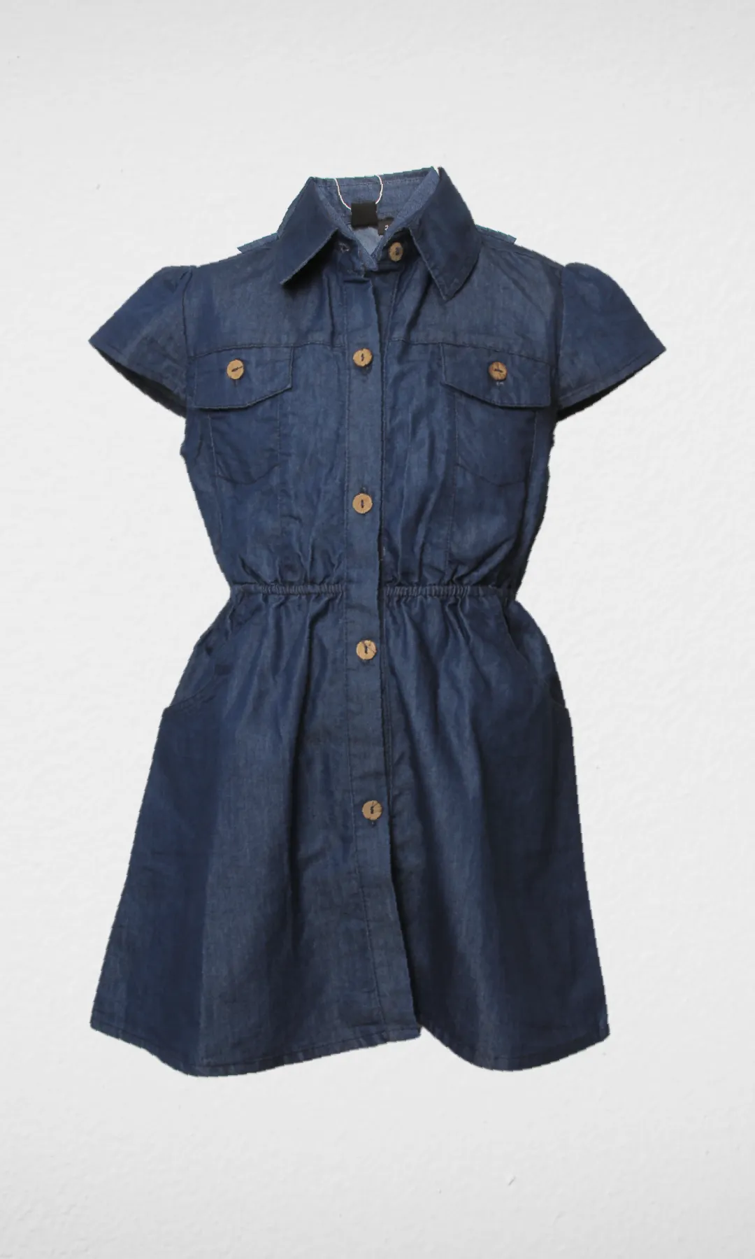 Kids Denim Dress (Dark Blue Jeans)