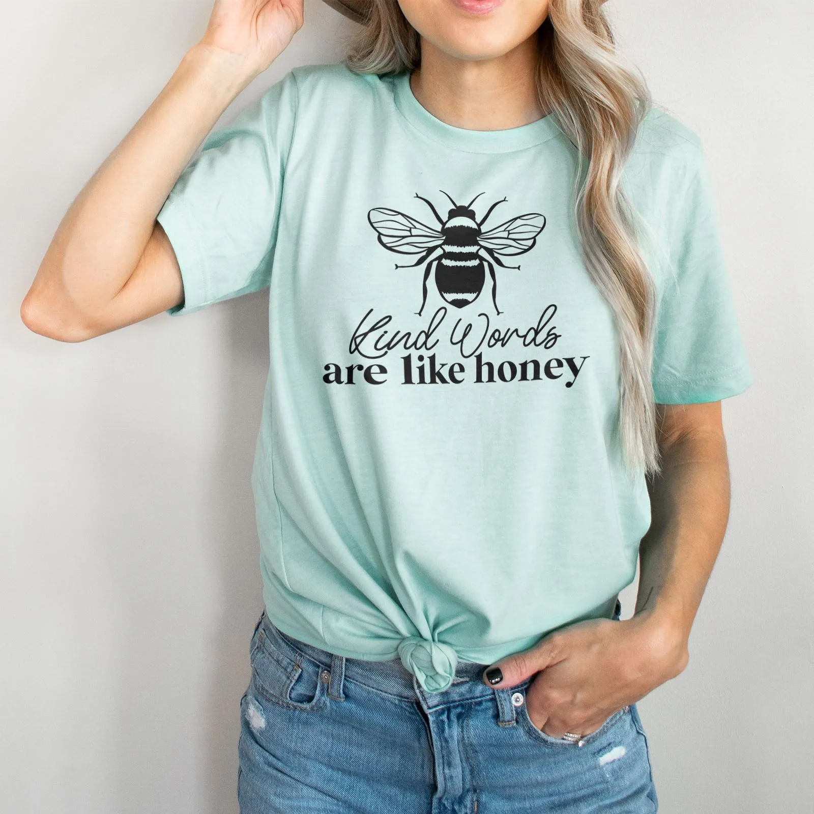 Kind Words Are Like Honey Proverbs 16:24 Tee Shirts For Women - Christian Shirts for Women - Religious Tee Shirts