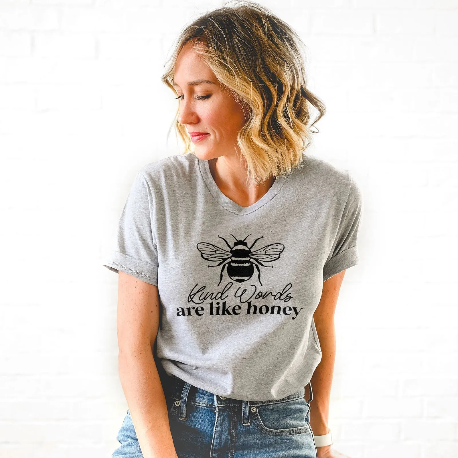 Kind Words Are Like Honey Proverbs 16:24 Tee Shirts For Women - Christian Shirts for Women - Religious Tee Shirts