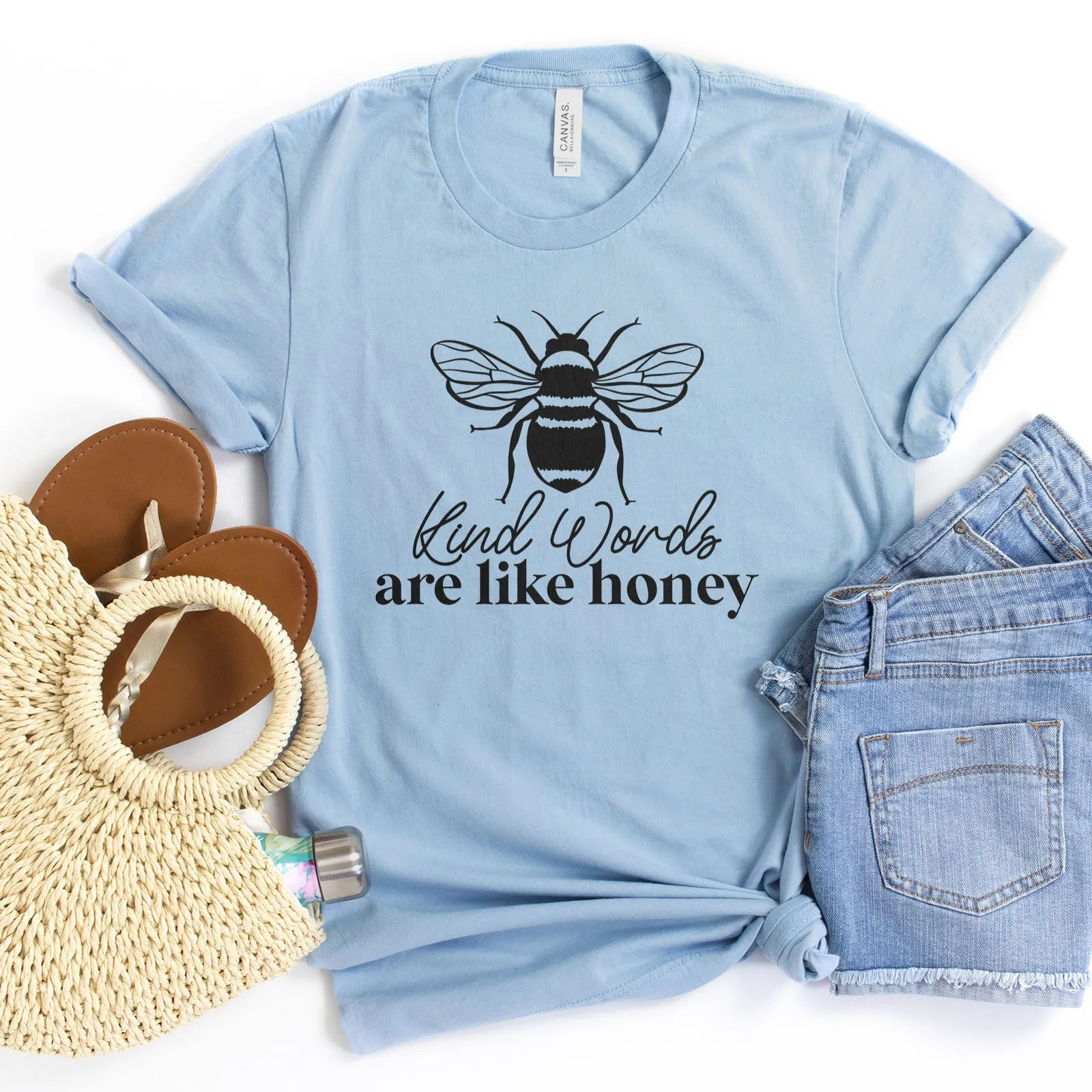 Kind Words Are Like Honey Proverbs 16:24 Tee Shirts For Women - Christian Shirts for Women - Religious Tee Shirts