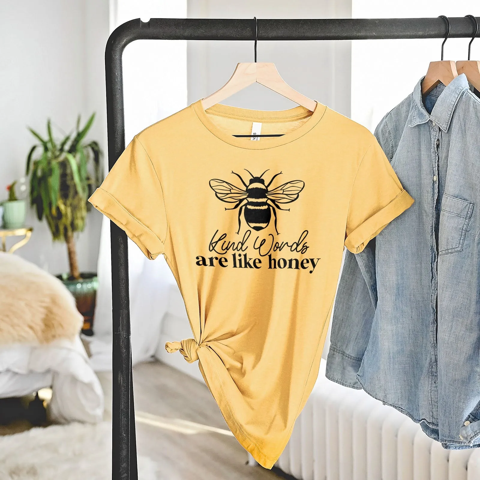 Kind Words Are Like Honey Proverbs 16:24 Tee Shirts For Women - Christian Shirts for Women - Religious Tee Shirts