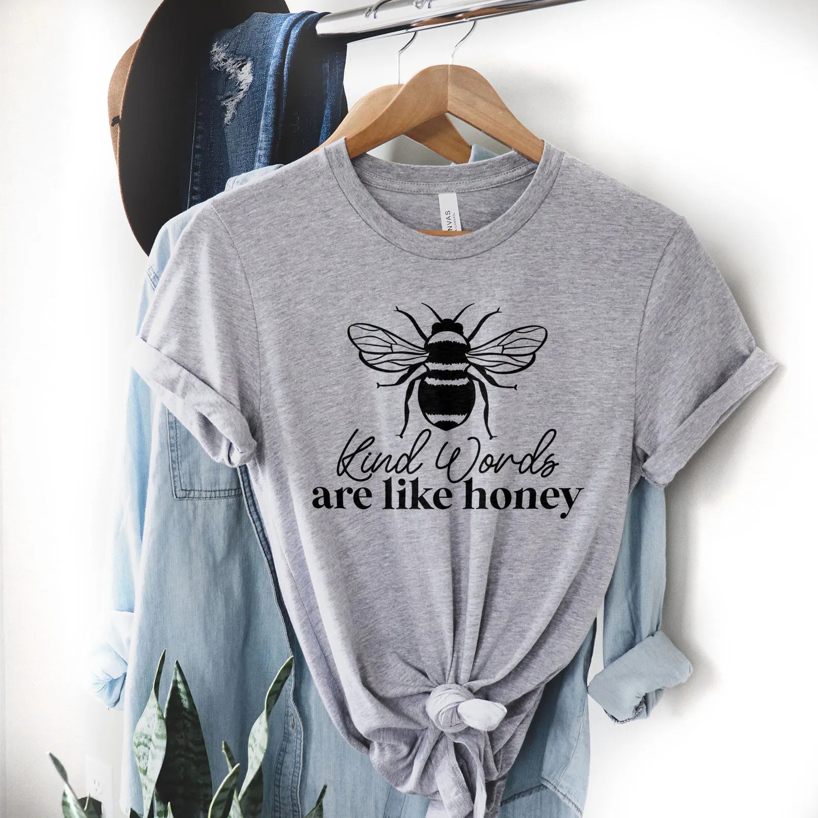 Kind Words Are Like Honey Proverbs 16:24 Tee Shirts For Women - Christian Shirts for Women - Religious Tee Shirts