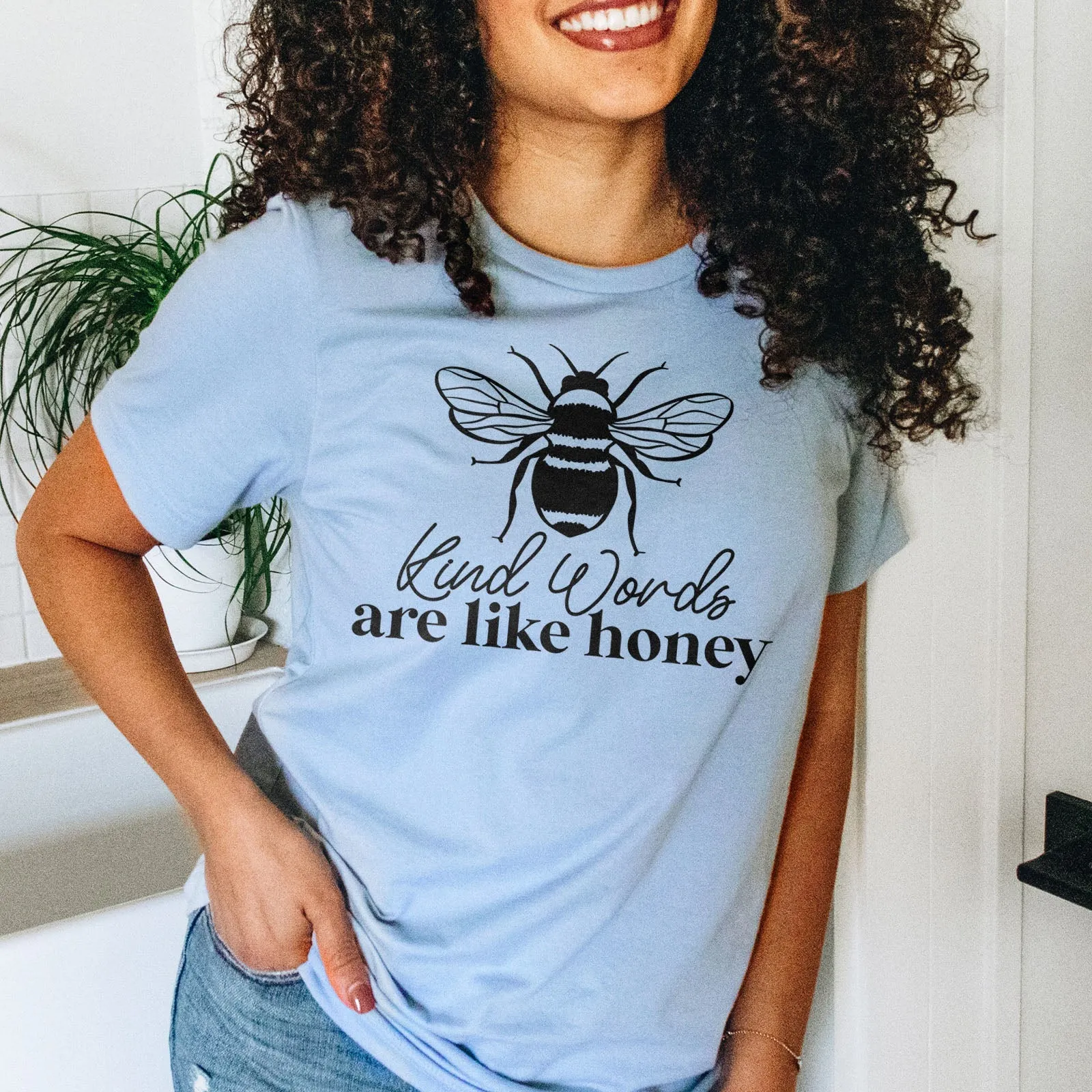 Kind Words Are Like Honey Proverbs 16:24 Tee Shirts For Women - Christian Shirts for Women - Religious Tee Shirts