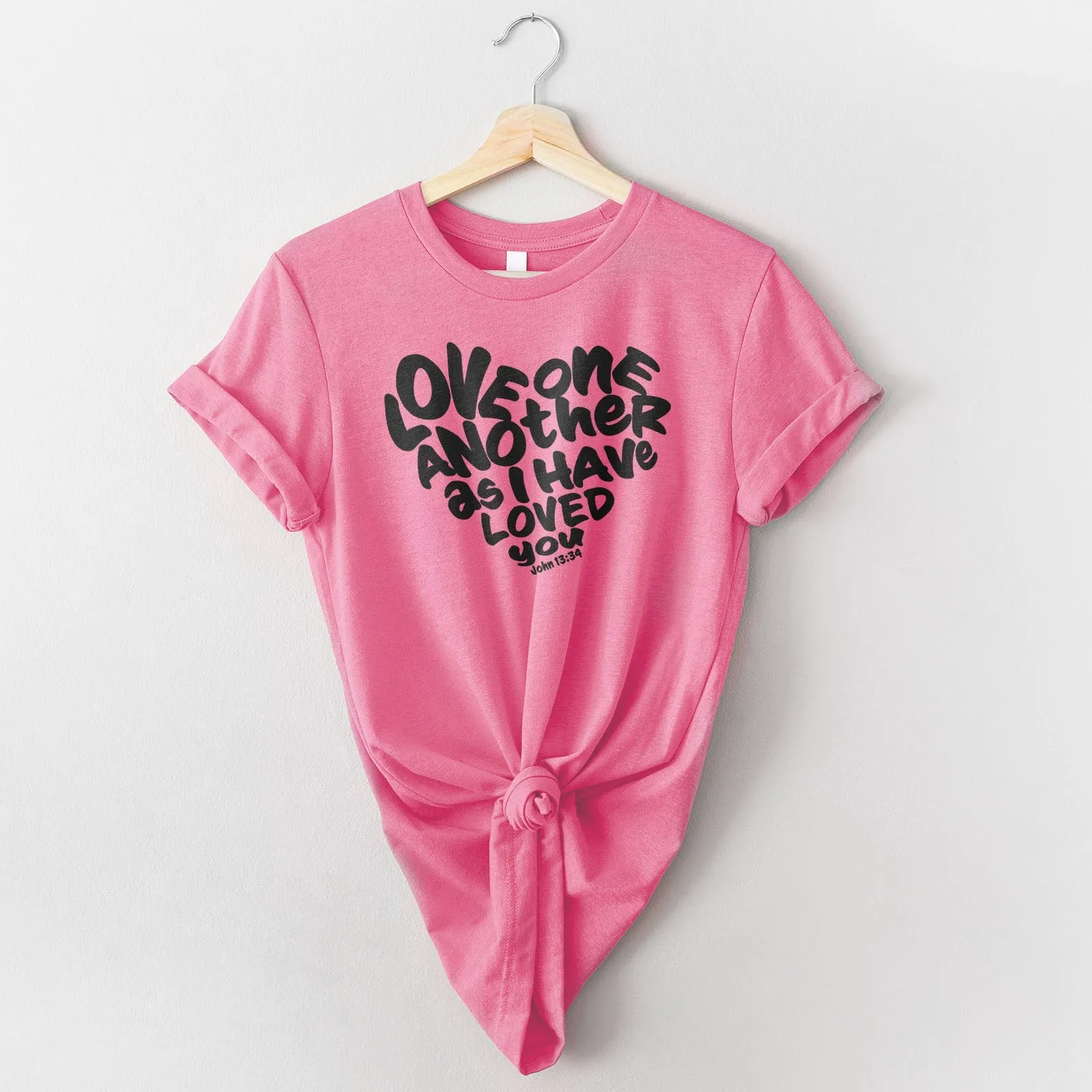 Love One Another Tee Shirts For Women - Christian Shirts for Women - Religious Tee Shirts