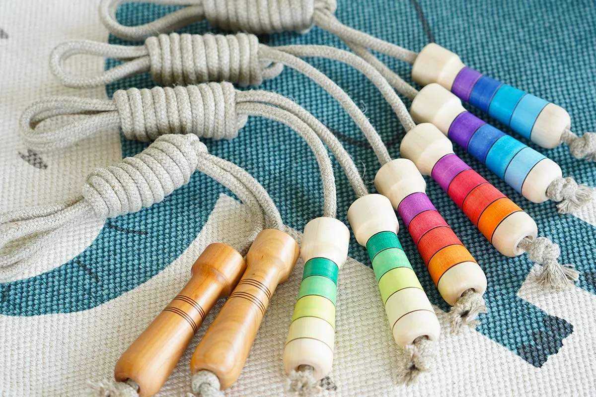 Mader Linen Skipping Rope - Purple