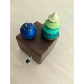 Mader Music Box with Spinning Tops - Luna