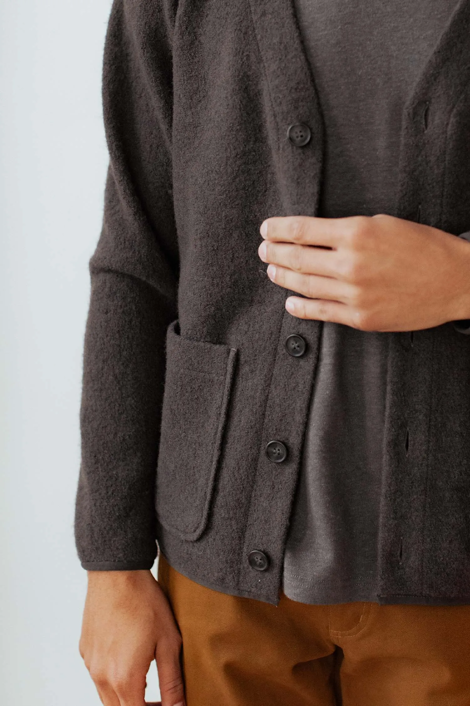 Mateo Cardigan / Charcoal