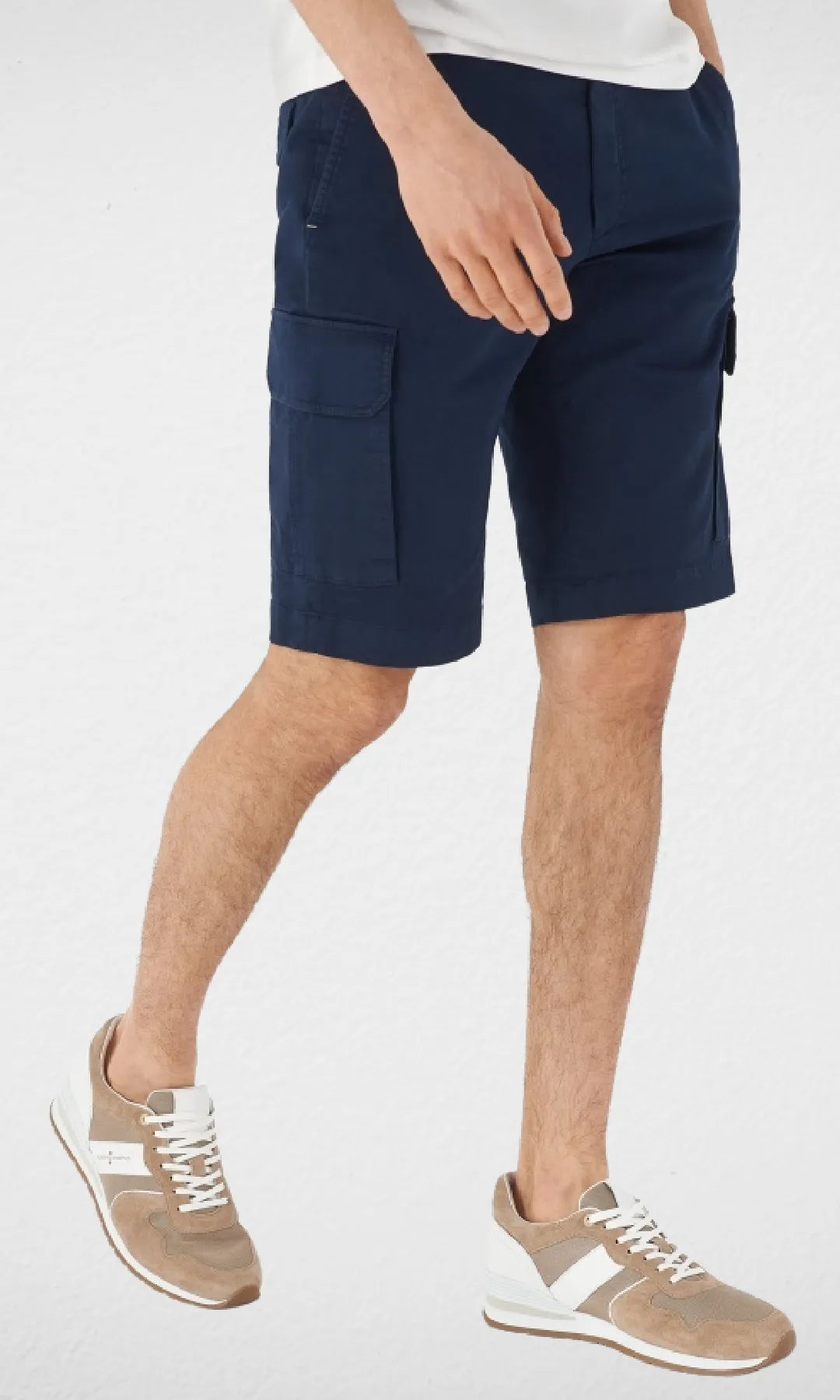 Men Cargo Shorts (Dark Blue)