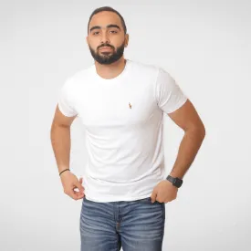 Men Polo Tshirt - White