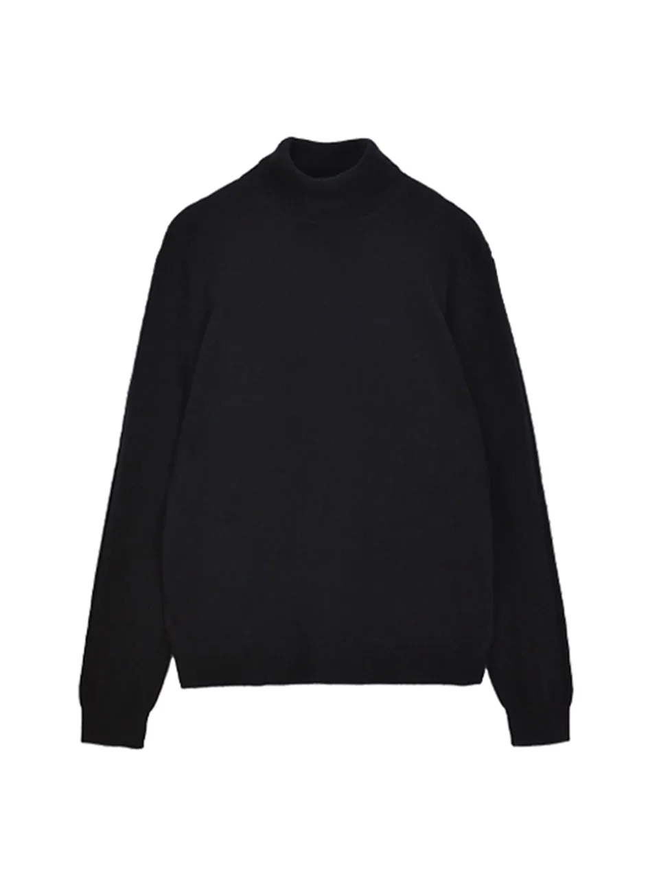 Men Turtleneck Sweater_Black